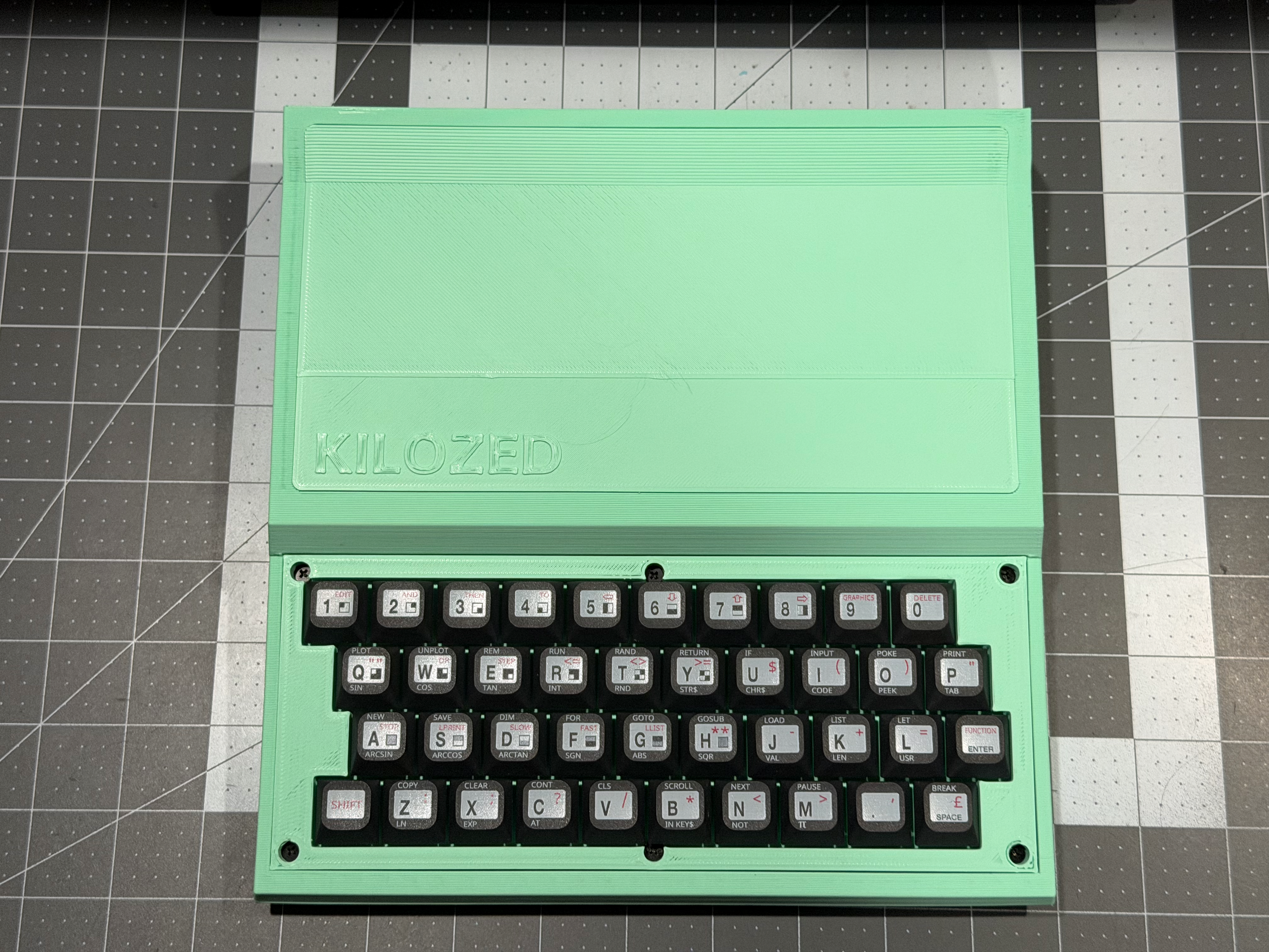 KILOZED retro computer kit - lime green pastel design